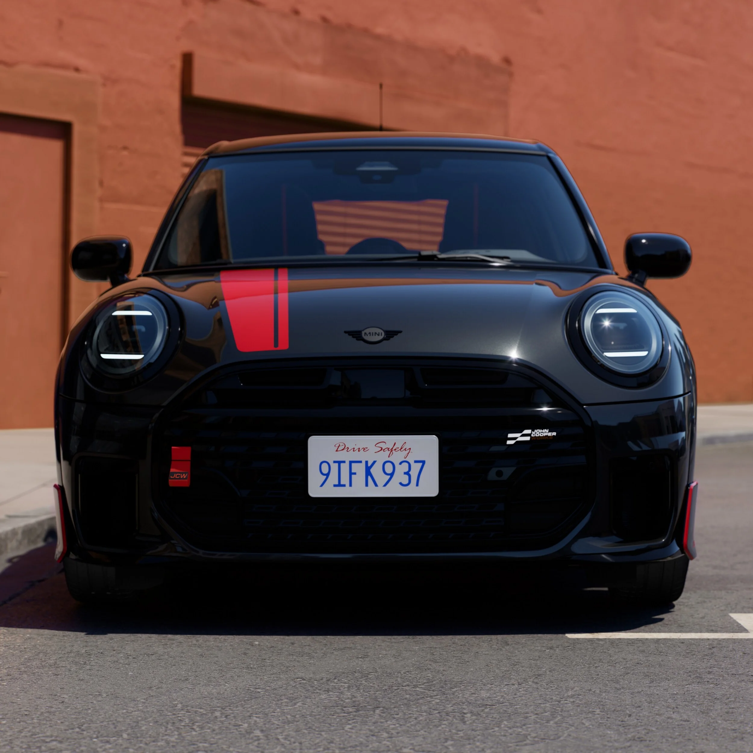 Mini noire de face