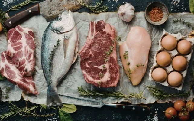 Viande et fruits de mer